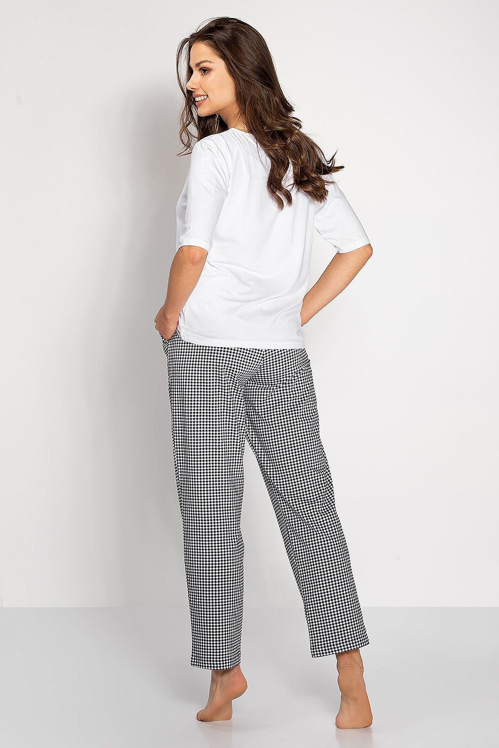 Momenti Per Me Two-Piece Pyjama Set White