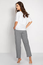 Momenti Per Me Two-Piece Pyjama Set White