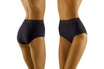 Wolbar Eco-Go Lace Trim High Waist Briefs Black