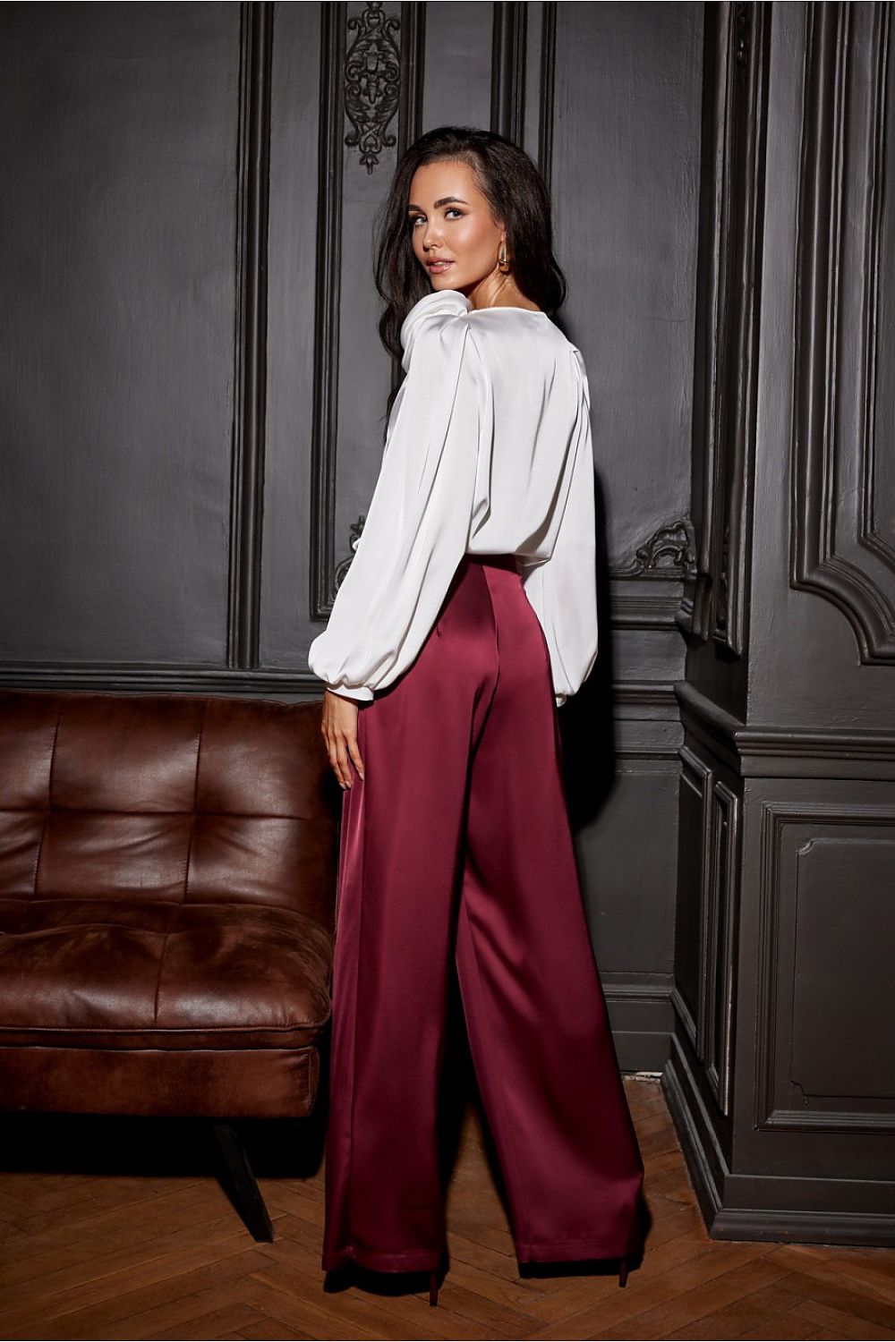 Evelyn Satin Blouse | Roco Fashion