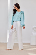 Evelyn Satin Blouse | Roco Fashion