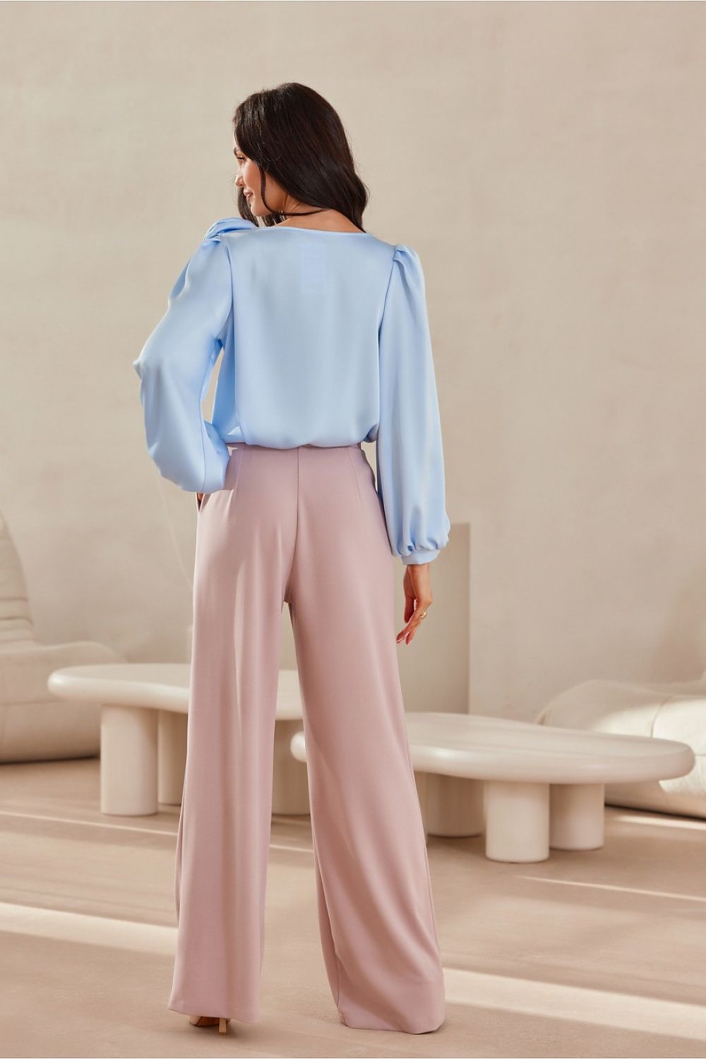 Evelyn Satin Blouse | Roco Fashion
