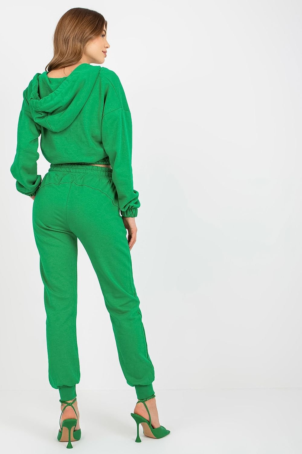 Ex Moda Loungewear Set with Hooded Sweatshirt and Long Pants
