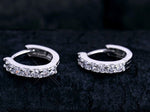 Fae Sterling Silver Huggie Earrings