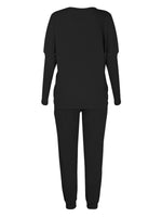 Women's Long-Sleeved Loose Loungewear Set