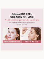 Medicube Salmon PDRN Pink Collagen Jelly Gel Masks 4 Pack