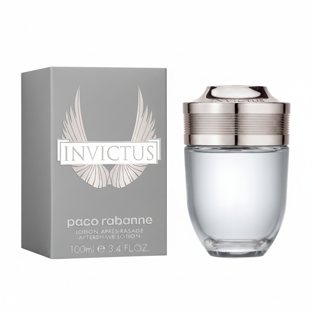 Paco Rabanne Invictus Aftershave Lotion Splash 100ml