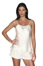 Irall Tori Shorts Top Nightwear Set Ivory