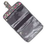 Kate' Hanging Beauty Bag in Blossom Charcoal