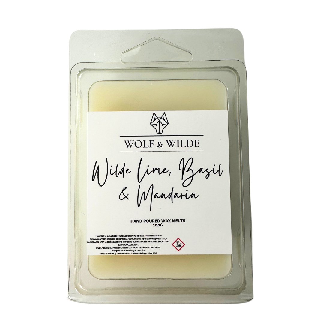 Lime Basil & Mandarin Soy Wax Melts 100g
