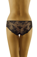 Wolbar Lola Lace Trim Briefs Black