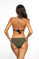 Marko Bardot Bandeau Push-Up Bikini Set with Glittering Accent