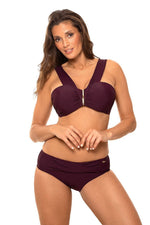 Marko Bardot Push-Up Two-Piece Bikini Set with Jeweled Decoration