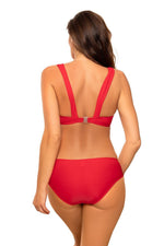 Marko Bardot Push-Up Two-Piece Bikini Set with Jeweled Decoration