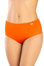 Marko Smooth Brazilian Bikini Bottoms with Central Seam orange