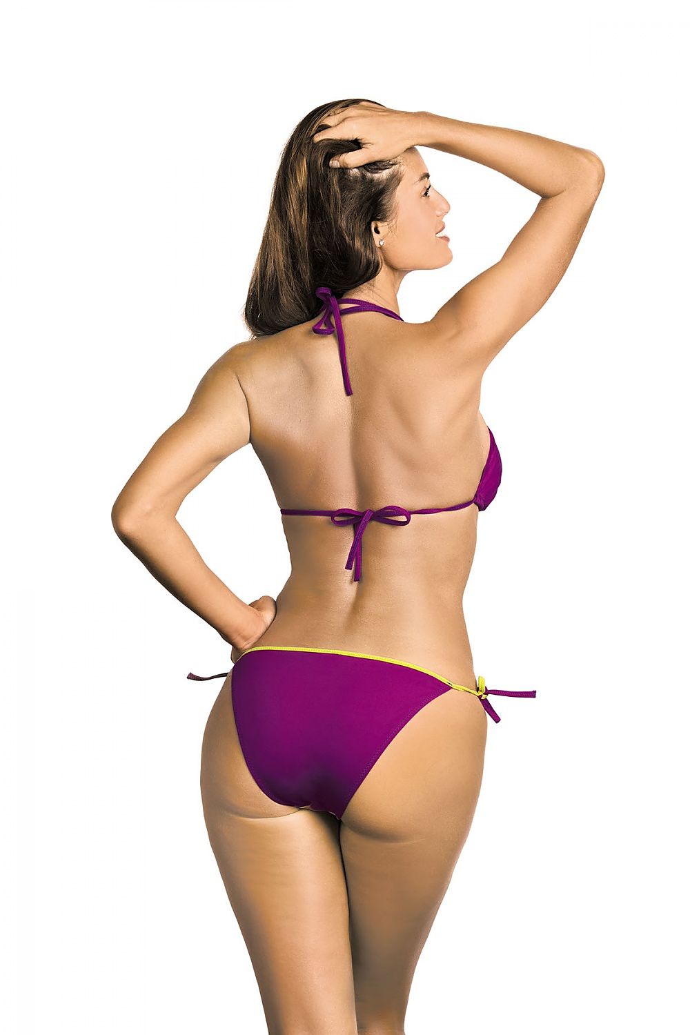 Marko Tropical Tie-Up Two-Piece Bikini Set with Padded Bra