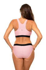 Marko Two-Piece Elastic Top Bikini Set with Smooth Panties