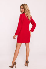 Moe Jacket-Style Daydress with Gold Buttons and Collar