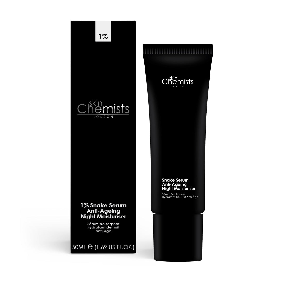skinChemists Snake Serum Anti-Ageing Night Moisturiser 50ml