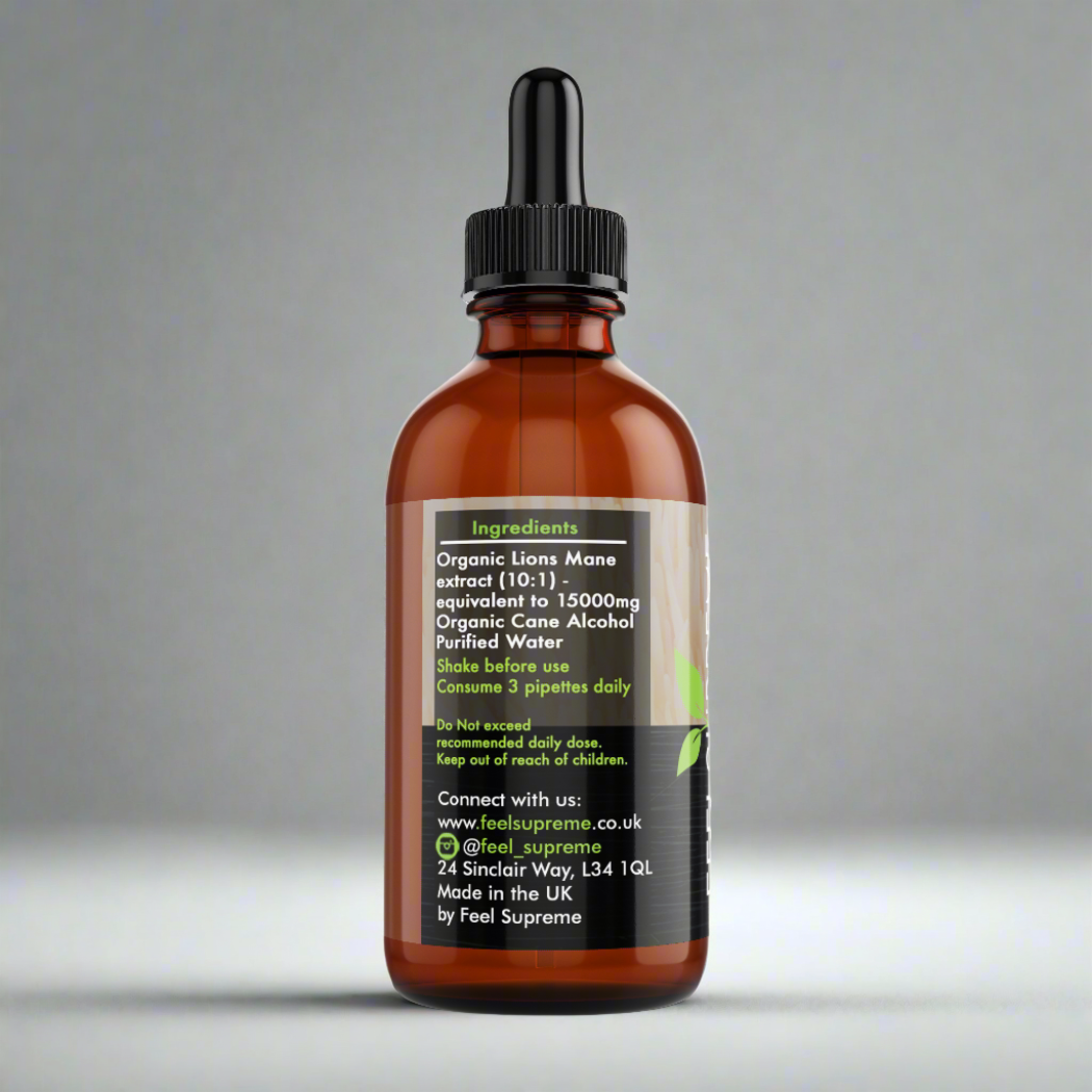 Organic Lion's Mane Mushroom Extract 60ml