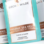Organic Sea Kelp Supplement Capsules x 60 | Natural Iodine | 2 Month Refill Pouch