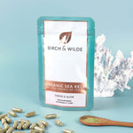 Organic Sea Kelp Supplement Capsules x 60 | Natural Iodine | 2 Month Refill Pouch