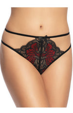 Irall Erotic Oriana Chiffon Babydoll Black / Red