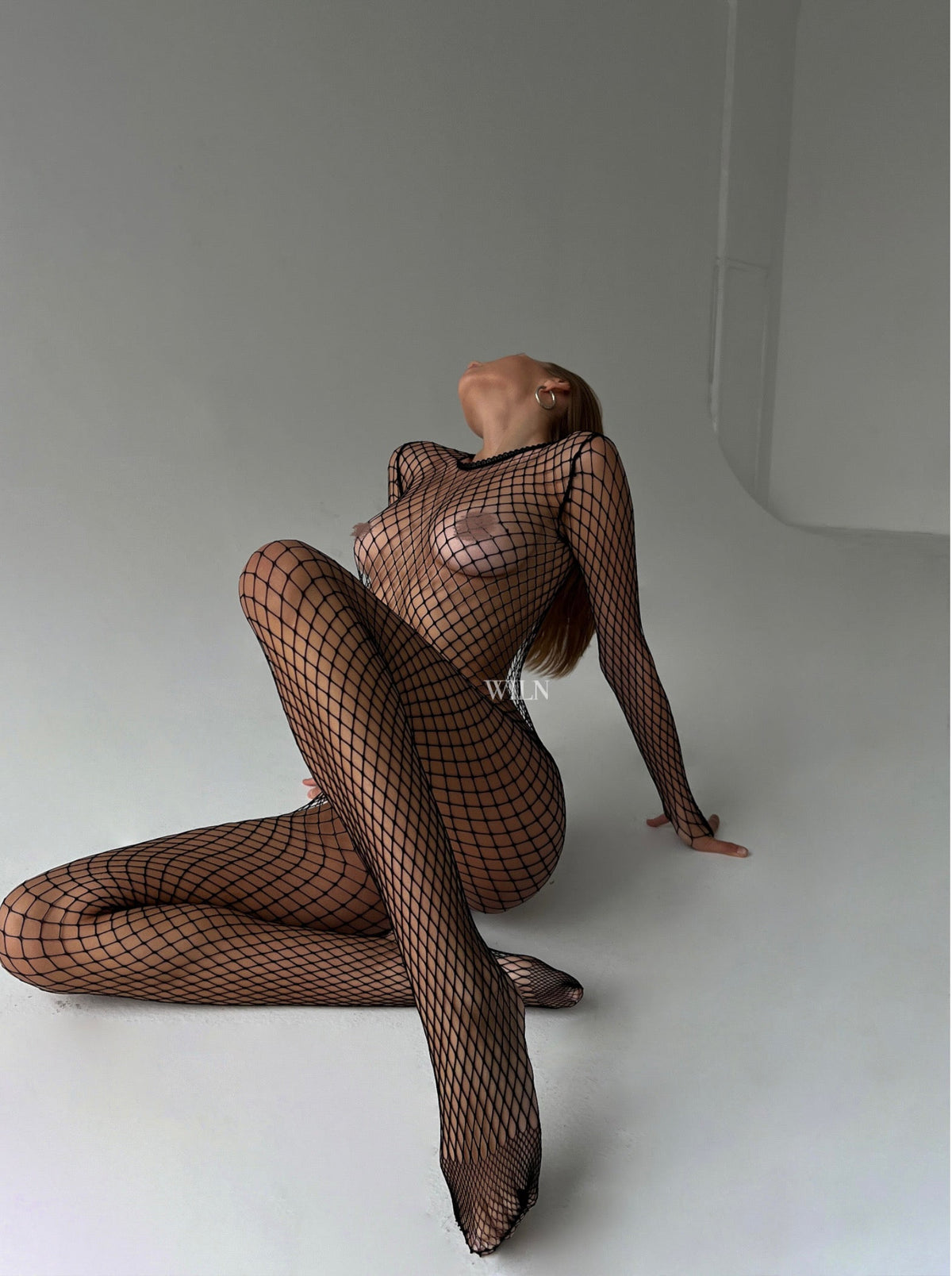 PREY Fishnet One Size Full Bodystocking