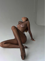 PREY Fishnet One Size Full Bodystocking