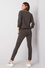 Relevance Women’s Tracksuit Set with ‘Fact’ Slogan