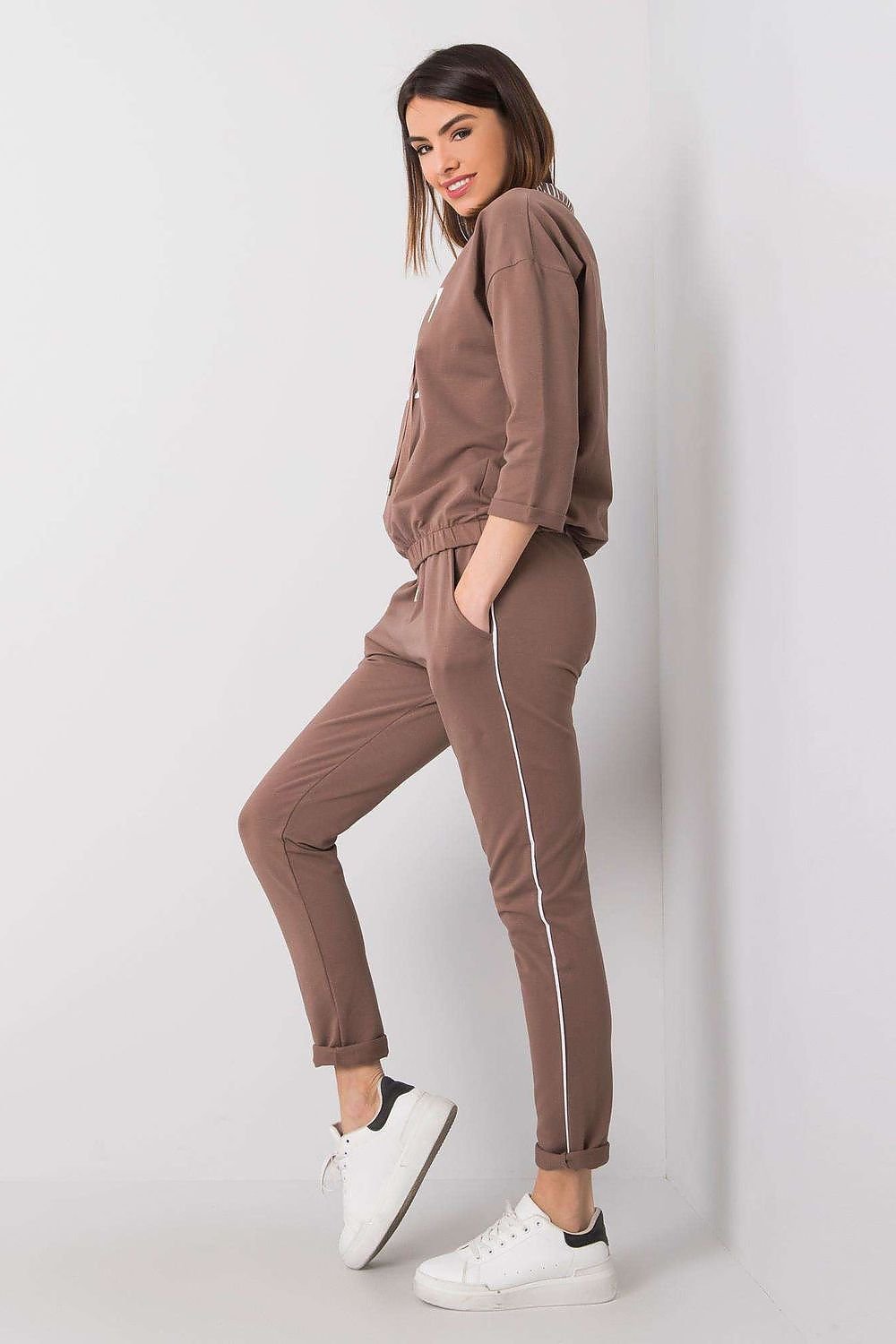 Relevance Women’s Tracksuit Set with ‘Fact’ Slogan