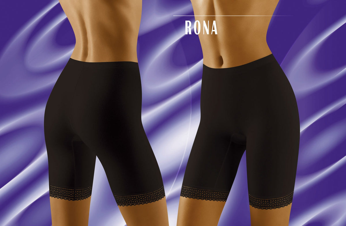 Wolbar Rona Elasticated Shaping Shorts Black