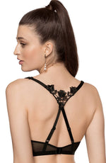 Roza Lisbet Sheer Black Soft Cup Bra