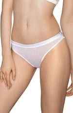 Roza Lisbet White Soft Stretch Thong