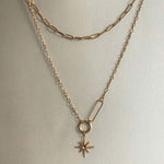 Sahara Luxe 18k Gold Plated Double Layer Necklace