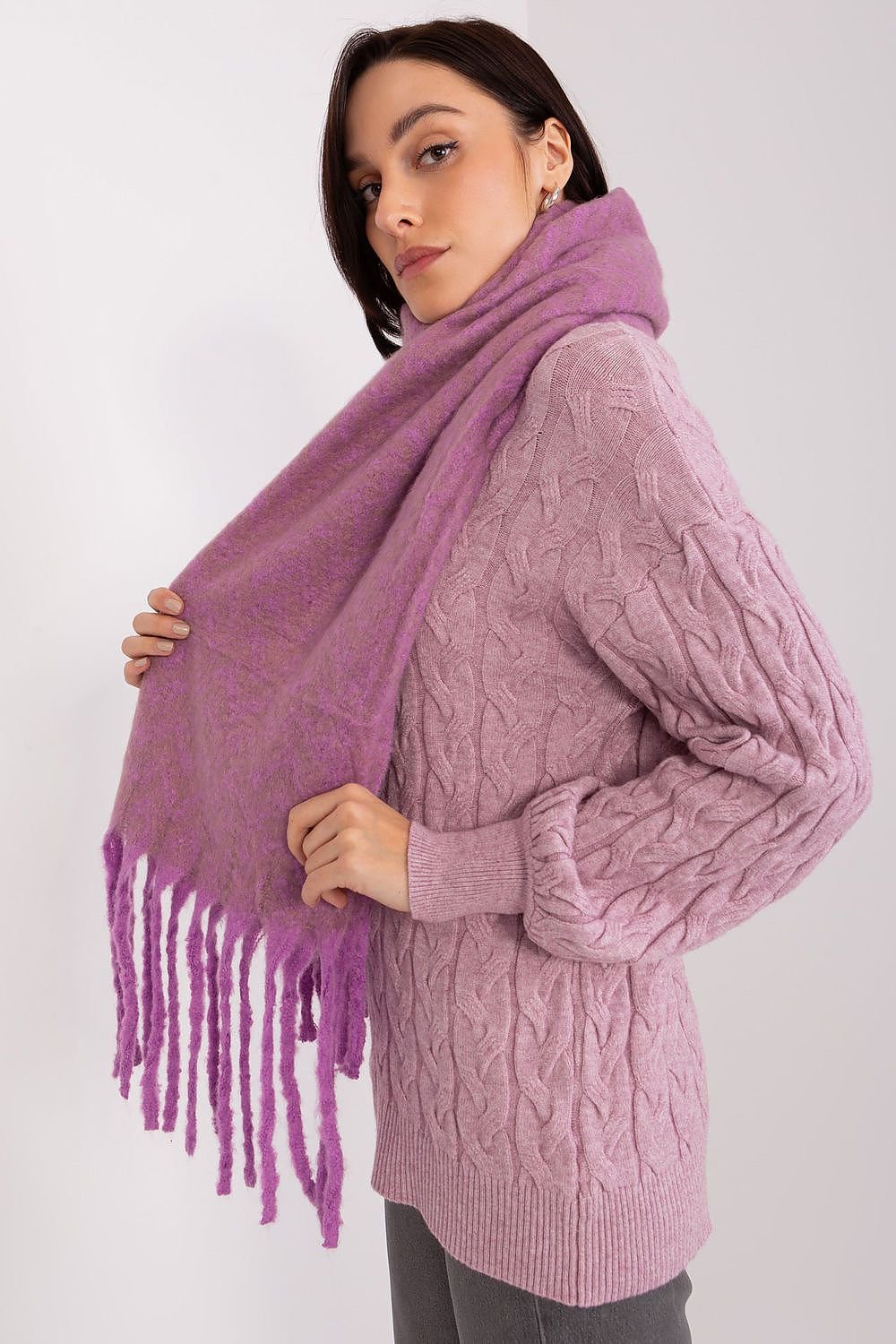AT Geometric Shawl Scarf