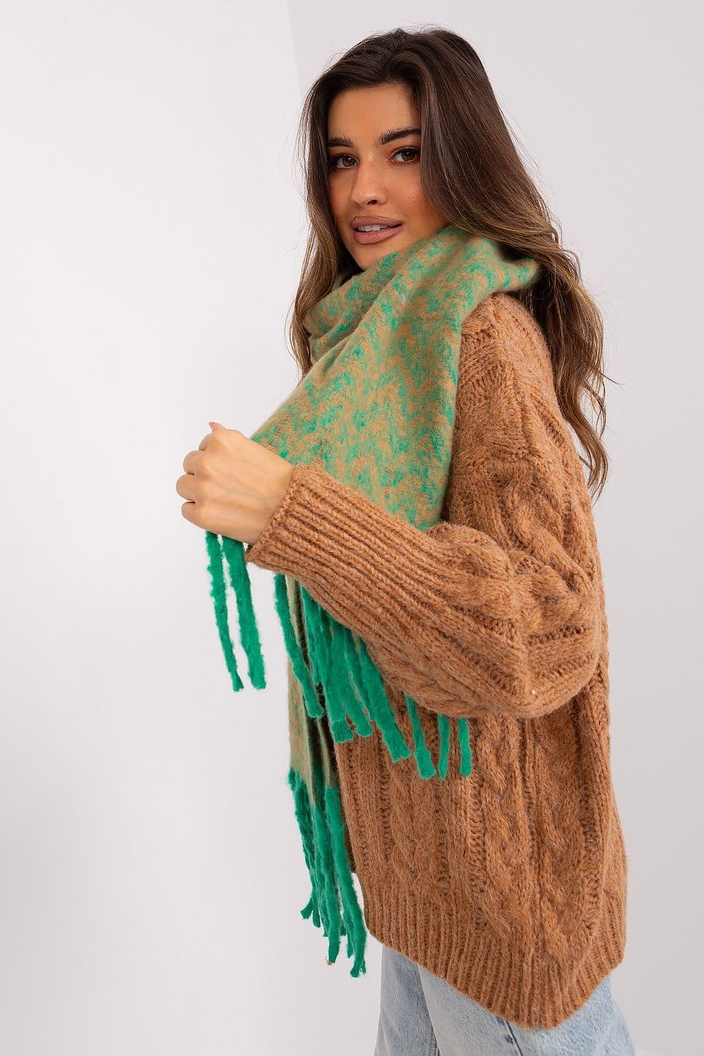AT Geometric Shawl Scarf