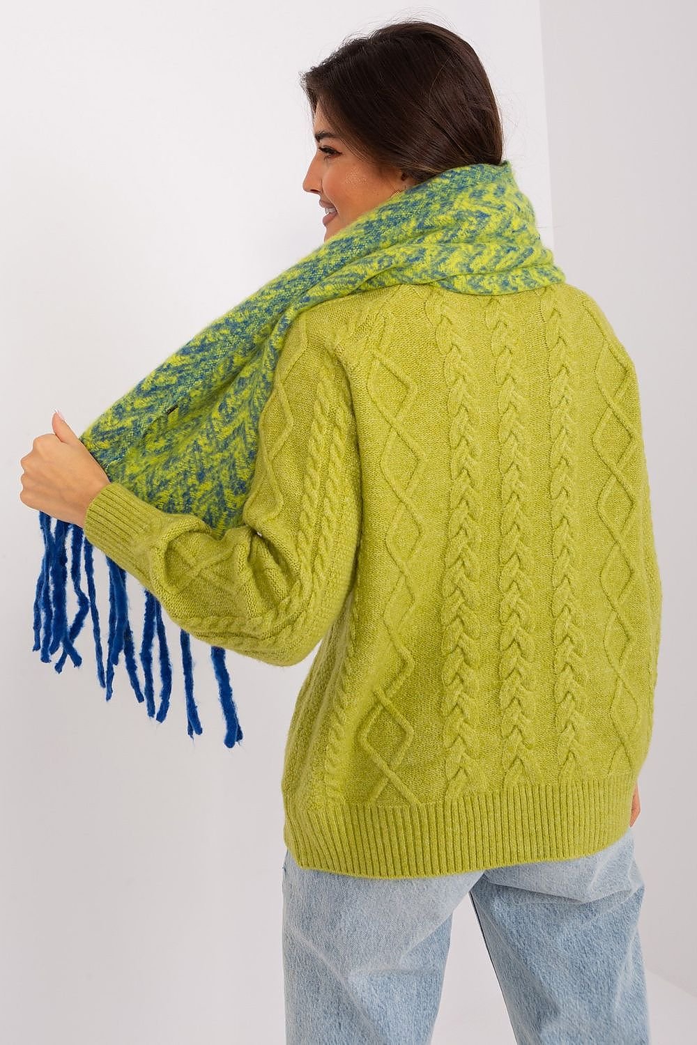 AT Geometric Shawl Scarf