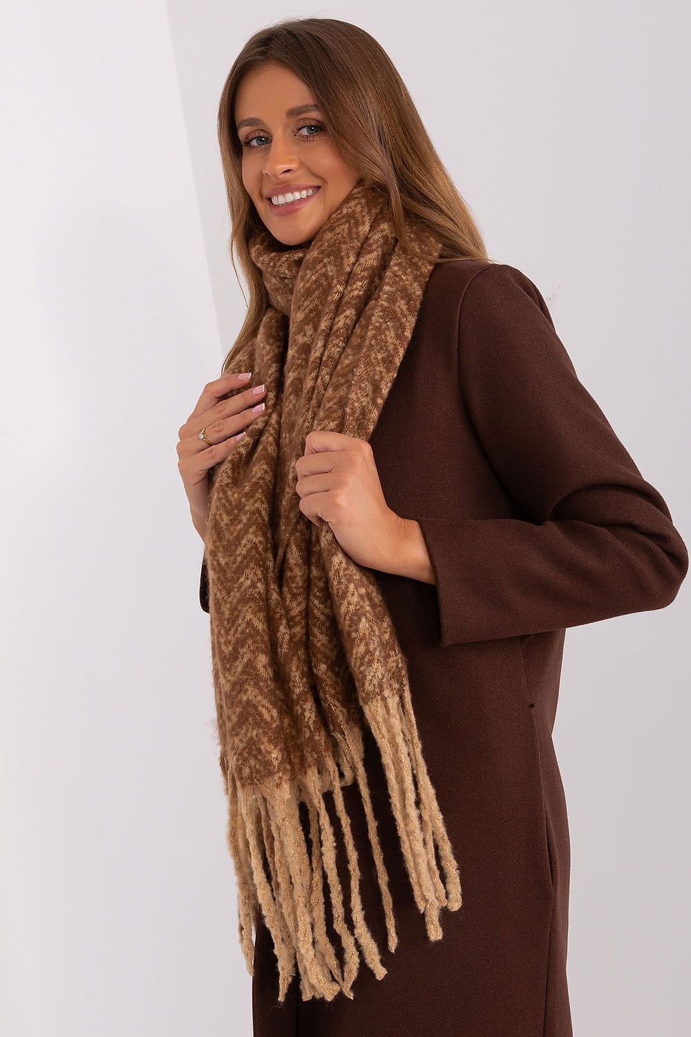 AT Geometric Shawl Scarf