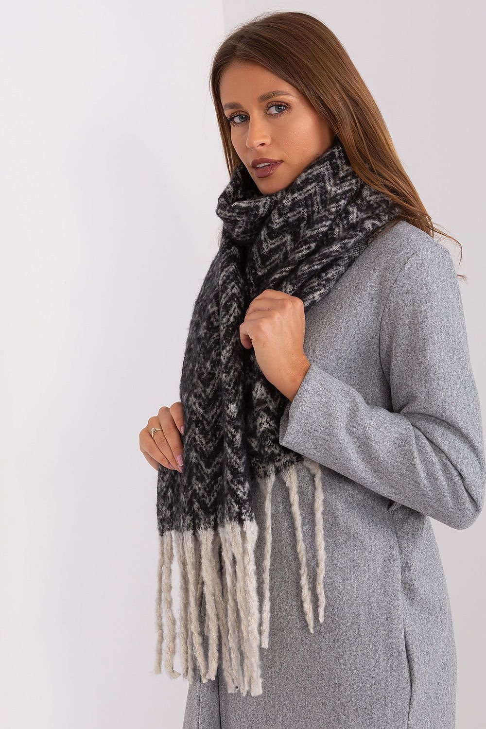 AT Geometric Shawl Scarf