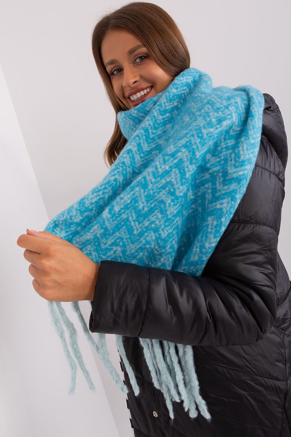 AT Geometric Shawl Scarf