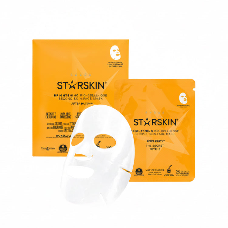 STARSKIN® After Party™ Brightening Coconut Bio-Cellulose Second Skin Face Mask