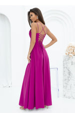 Thin Strap Long Occasion Maxi Dress | With You