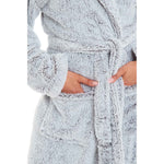 Daisy Dreamer Snuggle Fleece Hooded Robe - Soft Luxurious Dressing Gown