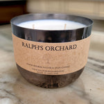 Ralph's Orchard Unscented Natural Coconut & Soy Wax Handpoured Candles