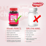 Chewwies Vegan Hair, Skin & Nail Multivitamins 30 Gummies
