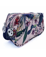 Joana Fulana Vegan Leather Wash Bag Pink Butterfly