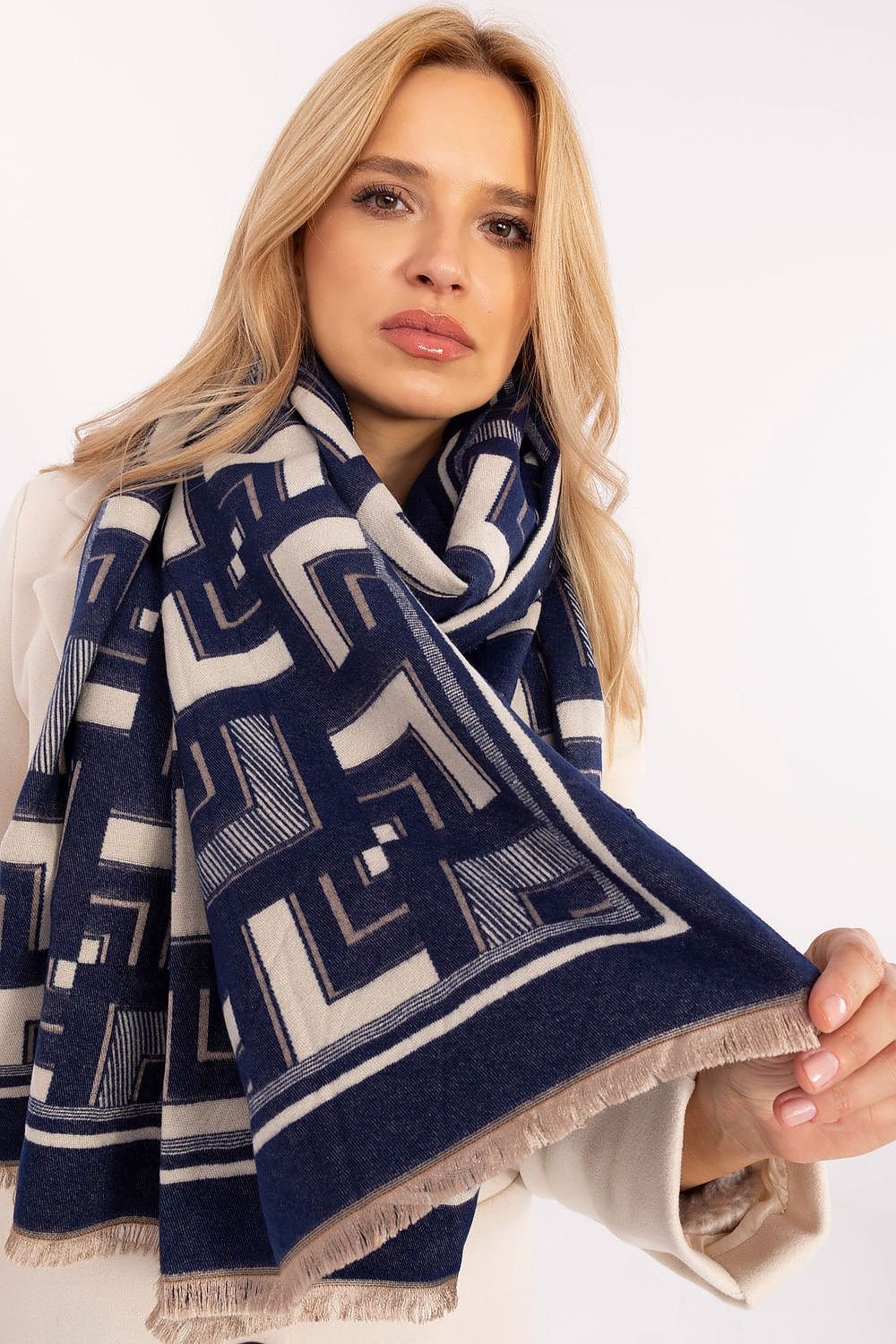 Viscose Wool Mix Shawl 190cm | 9 Colours | AT