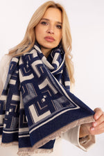 Viscose Wool Mix Shawl 190cm | 9 Colours | AT