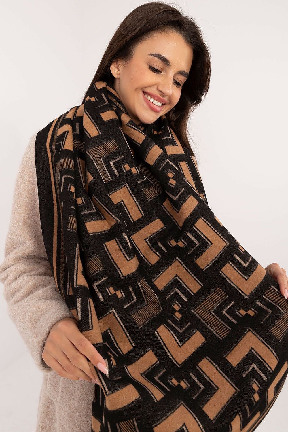 Viscose Wool Mix Shawl 190cm | 9 Colours | AT